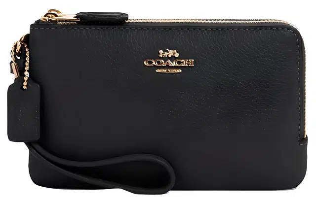 COACH Corner Zip Black