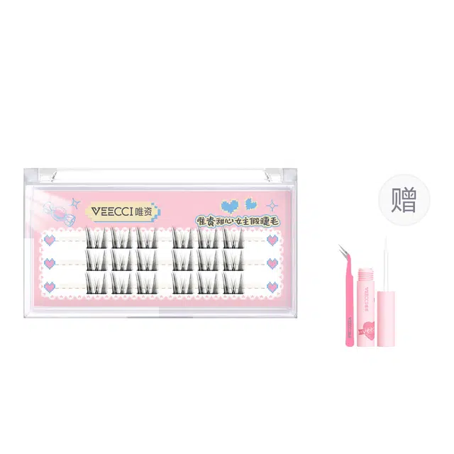 唯资 甜心女主 假睫毛 分段式懒人三部曲 自然轻薄柔软