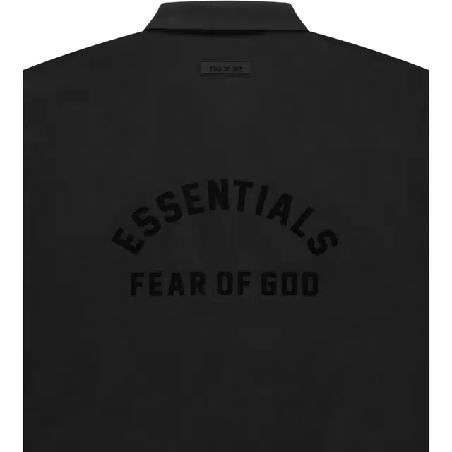 Fear of God Essentials Coaches Jacket Jet Black