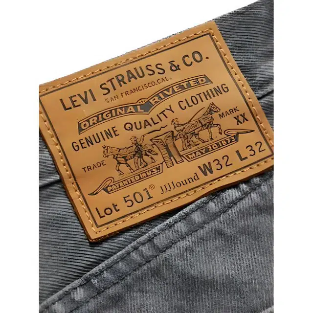 levis x JJJJound FW24 logo