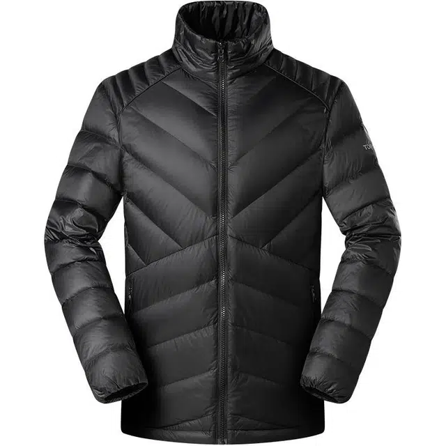 探路者  休闲舒适三合一  防水防风保暖冲锋衣 男款 黑色