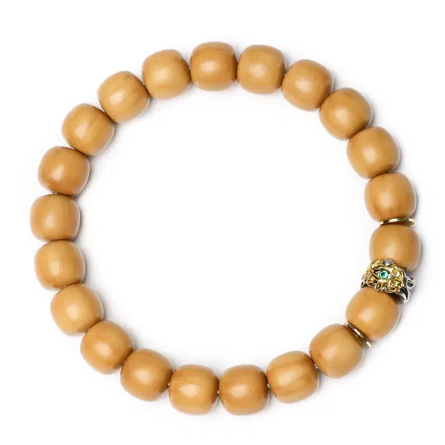 本木 新中式 高级轻奢复古民族风 老型桶珠魔瞳之眼文玩盘玩 转运珠盘玩招财纳福平安喜乐#好运 猴头核桃 手串 男女同款情侣款