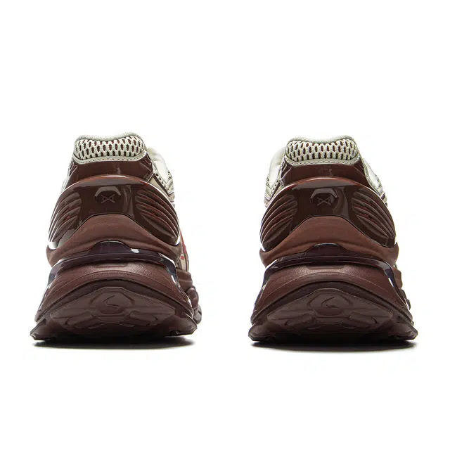 中国李宁 稳定 潮流运动 支撑耐磨防滑 低帮 生活休闲鞋 女款 褐米