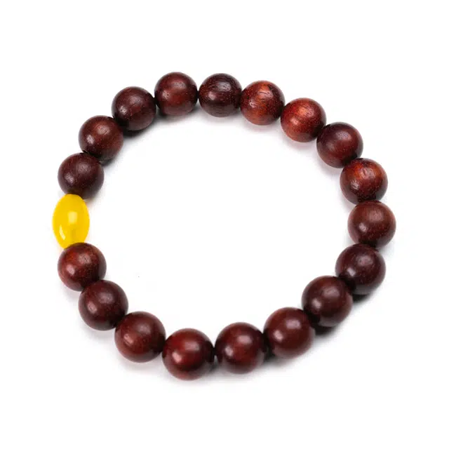 彗时 【高品质】佛珠盘串文玩单圈 新中式国风好运招财纳福幸运轻奢设计好运 礼盒物 紫檀属 手串 男女同款情侣款