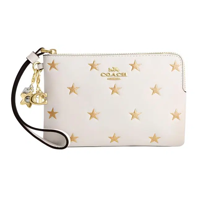 COACH Corner Zip Chalk Mixed