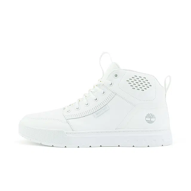 Timberland Mid Lightweight White Sneakers