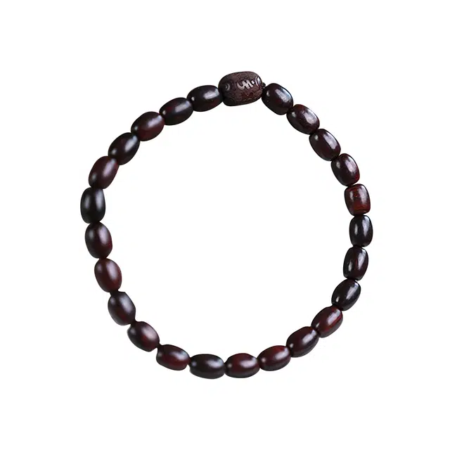 翠雅金楼 枣珠素串 文玩新中式高级感木珠转运文艺#好运 紫檀属 手串 男女同款情侣款