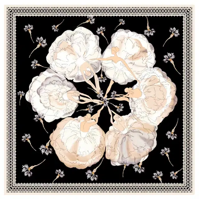 上海故事 双面提花中方巾保暖蓄热轻盈滑爽光泽柔和舒适透气抗皱耐磨多色选择礼盒包装 绵羊毛 丝巾 女款