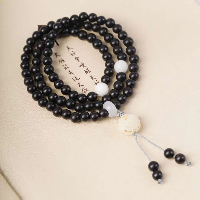 爵倾 国朝 黑檀 木作手链 男女同款情侣款