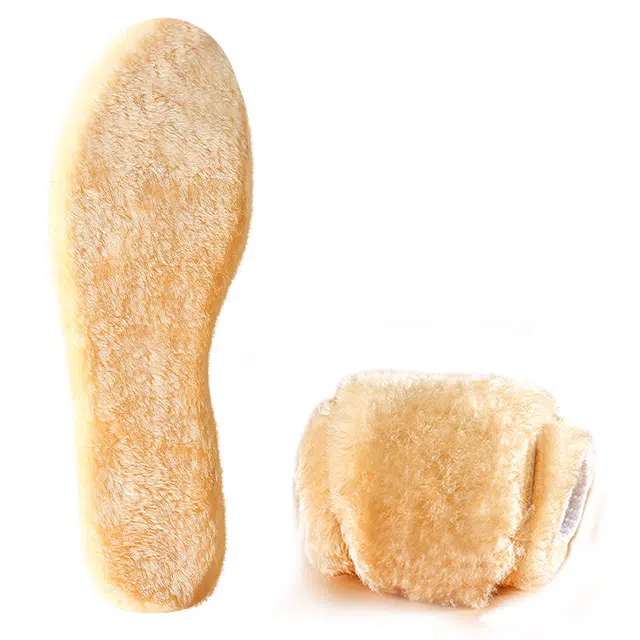 足印部落 加长绒毛保暖冬季防寒加厚软底舒适透气吸汗防臭 割圈毛+防水毡 鞋垫 男女同款情侣款