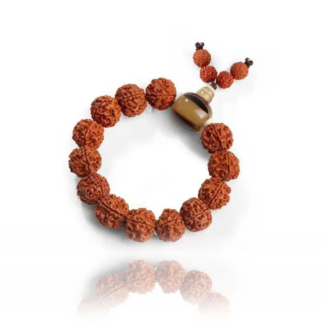 聆听花开 复古小众文玩手饰 可盘玩新中式高考学生上岸禅意精致佛珠念珠 #好运 金刚菩提 手串 男款