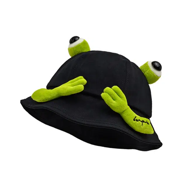 BAIJUAN Frog Bucket Hat
