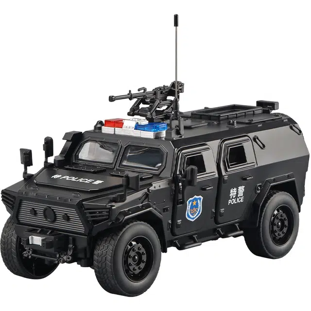 卡威 东风猛士公安警车 合金 成品模型