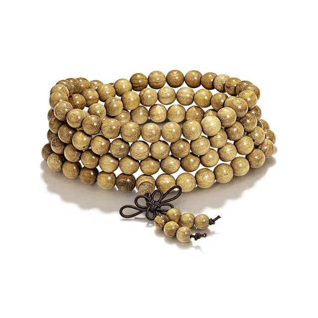 京华录 绕指柔多圈盘玩素圈佛珠 简约精致国风温柔气质高级感典雅 学业有成提升考运#好运 奶香木 手串 男女同款情侣款