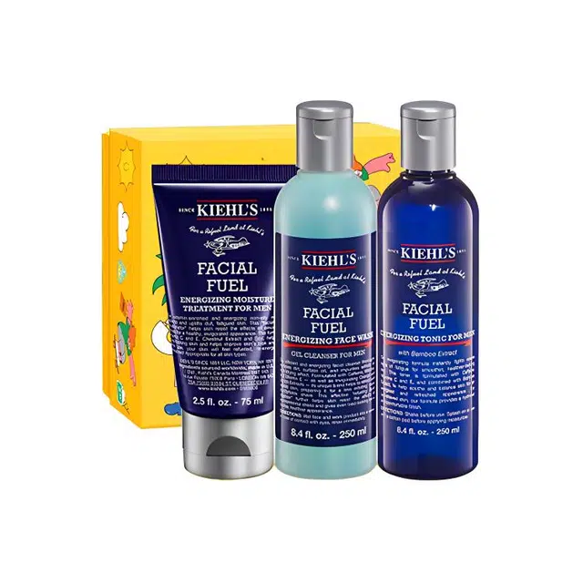 科颜氏 男士护肤套装礼盒版 补水保湿深层清洁