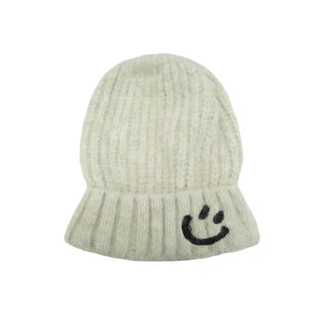 浪莎 可爱保暖加厚针织帽大头围显脸小包头护耳冷帽 聚酯纤维 绒线帽 男女同款情侣款