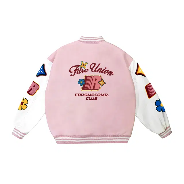 FDR Diamond Floral Baseball Jacket