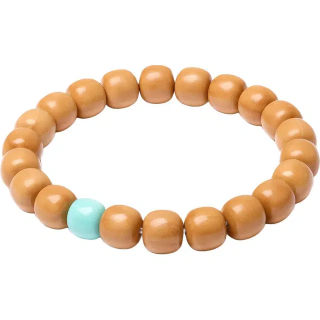 三檀小舍 国风国潮 绿松/阿拉善精工归圆 文玩盘玩 猴头核桃 手串 男女同款情侣款