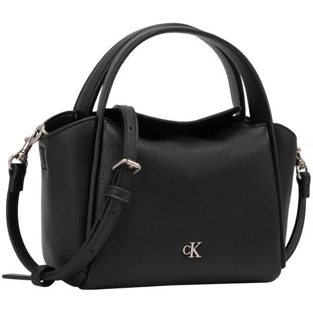 Calvin Klein Letter Tote Bag Medium Black