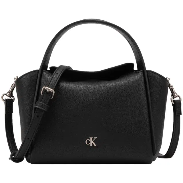 Calvin Klein Letter Tote Bag Medium Black
