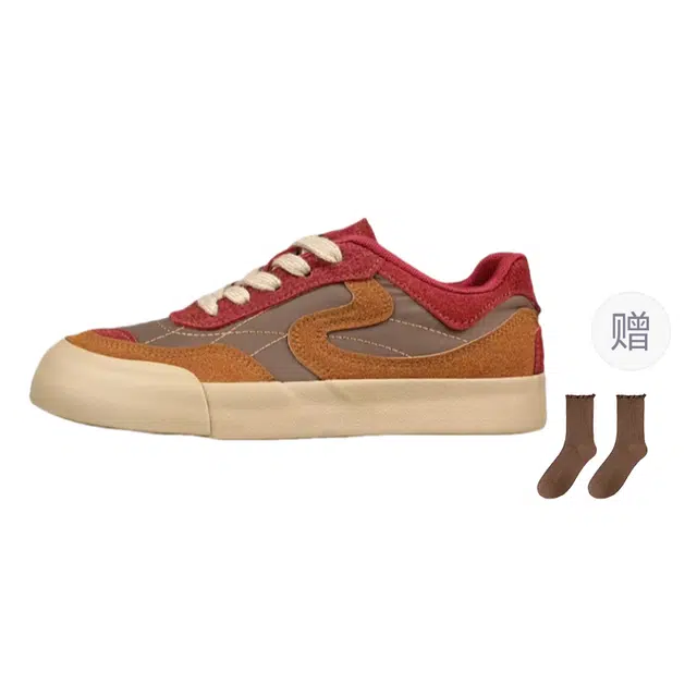 小鹿米利 复古小众港风休闲 防滑耐磨 低帮 板鞋 女款