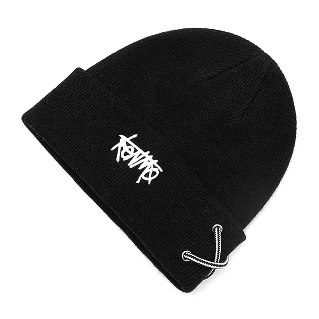 肯默 潮酷抽绳针织 舒适保暖 可松紧 腈纶 绒线帽 男女同款情侣款