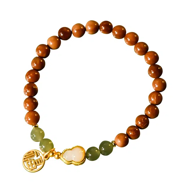 翠雅金楼 福禄葫芦福气满满 国潮新中式珠串念珠 高级感好运 库克 手串 男女同款情侣款