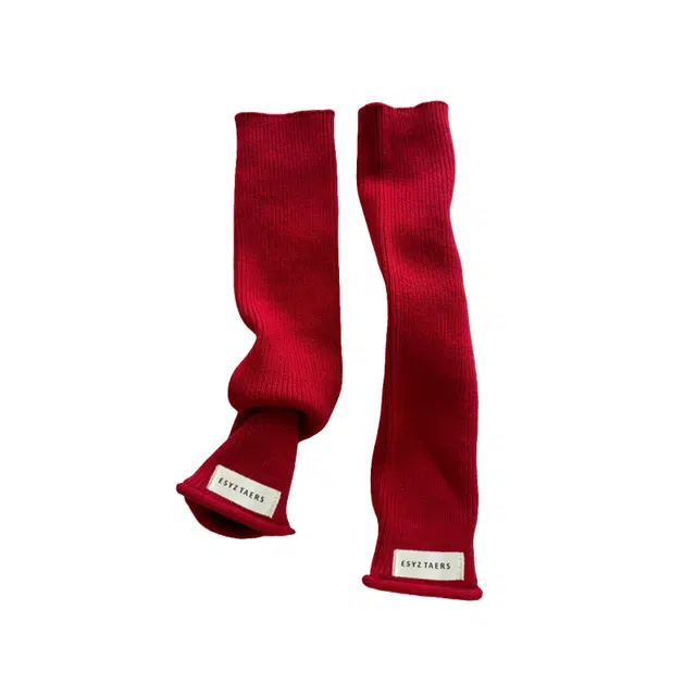 北极绒 粉色多巴胺少女纯色针织毛线袖套针织长款秋冬百搭学生堆堆袖 聚酯纤维 手套 女款