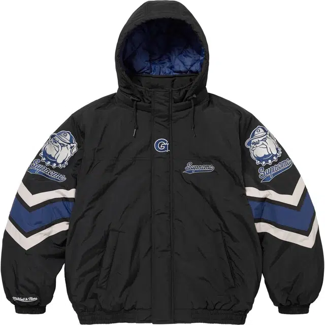 Supreme x Mitchell & Ness Hooded Stadium Jacket