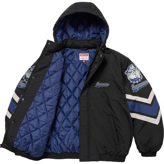 Supreme x Mitchell & Ness Hooded Stadium Jacket