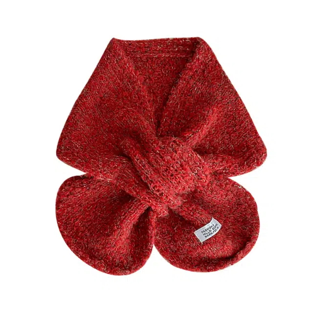 啄木鸟 羊毛韩系时尚百搭保暖加厚防寒百变氛围感显肤白针织 羊毛 绒线围巾 男女同款情侣款