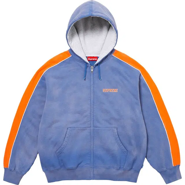 Supreme FW24 WEEK10 State Zip Up Hooded Sweatshirt logo