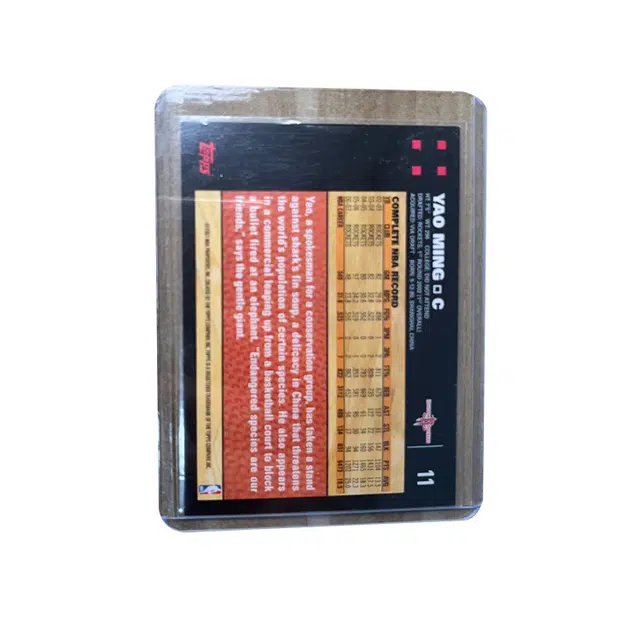 Topps 2007 Yao Ming 50