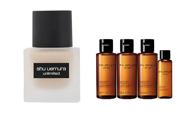 植村秀 羽纱持妆粉底液臻萃养肤洁颜油 提亮肤色 护肤套装 清洁