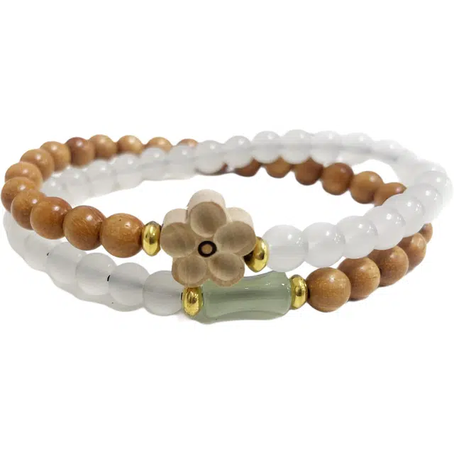 九隆古 桃花 转运招财 檀木 手串 男女同款情侣款