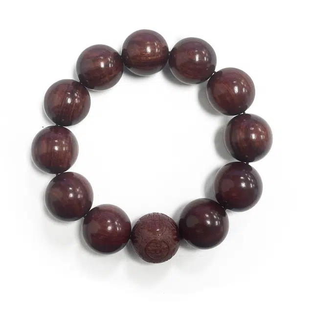 九隆古 招财进宝 八方来财转运招财吞金兽貔貅 考试考研上岸 复古小众轻奢文玩 生日纪念日送礼#好运 血檀 手串 男女同款情侣款