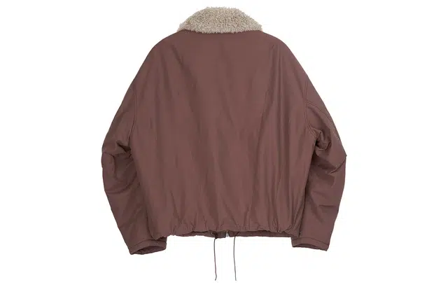 SIMPLE PROJECT *Faux-Fur Collar Jacket