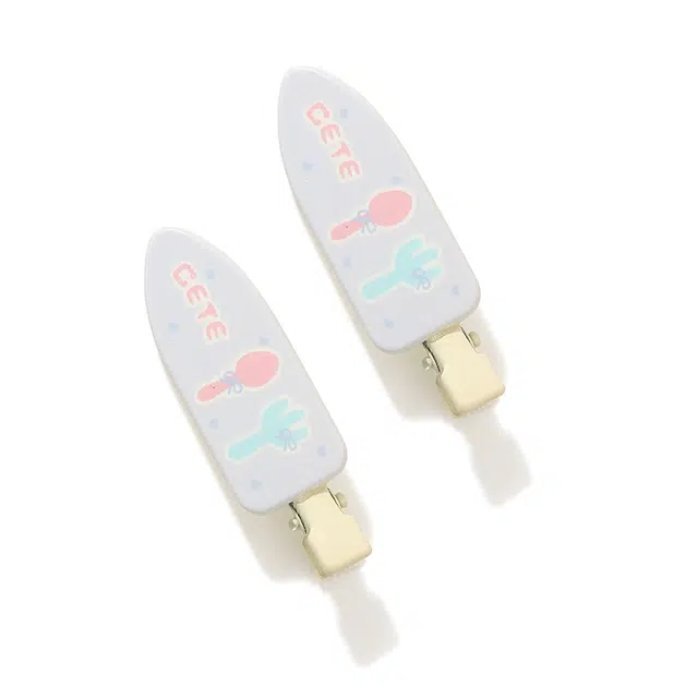 如花梦 甜美无痕发卡头饰可爱卡通小猫侧边 前额碎发 亚克力 发夹 女款