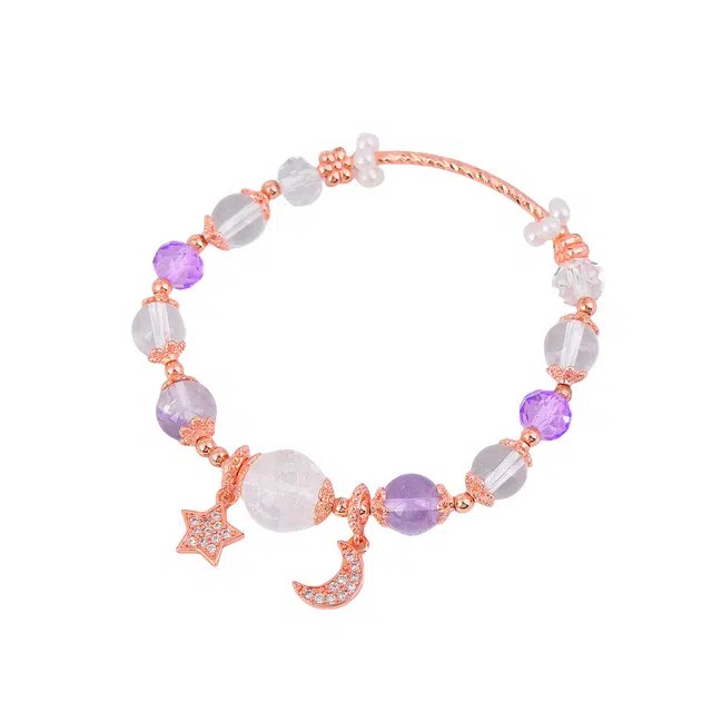 石在行 进宝国潮文玩 复古大气设计感 好事连连盘玩 礼盒 贵重小众新中式 合金 福瑞平安好运 水晶 手串 女款