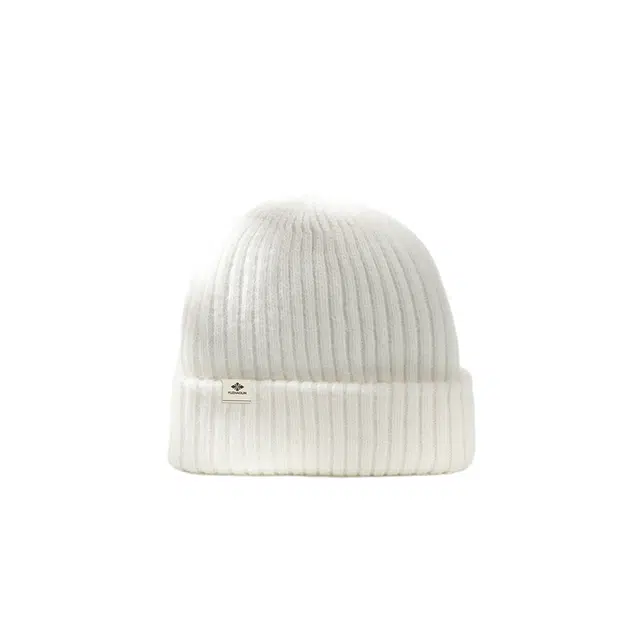 俞兆林 秋冬韩版极简纯色针织冷帽 保暖包头护耳 兔毛 绒线帽 男女同款情侣款