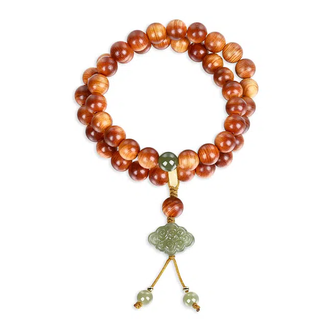 翠雅金楼 蝴蝶舞文玩新中式吉祥如意 民族风 高级感转运文艺#好运 崖柏 手串 男女同款情侣款