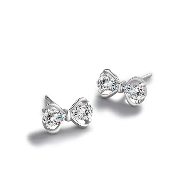 饰伴 公主系列 星河璀璨蝴蝶 镶嵌小众设计高级轻奢饰品日常百搭 合金 锆石 耳环 女款