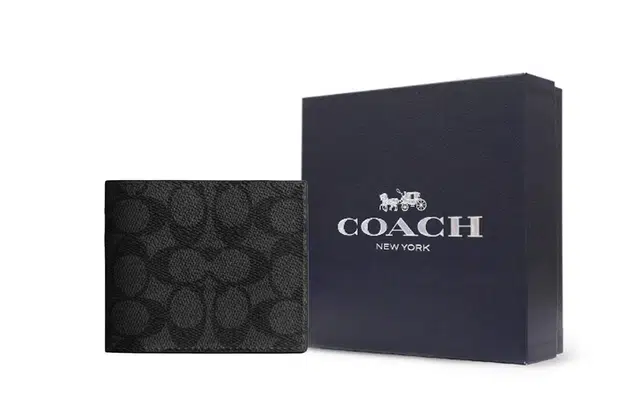 COACH ID Billfold Black