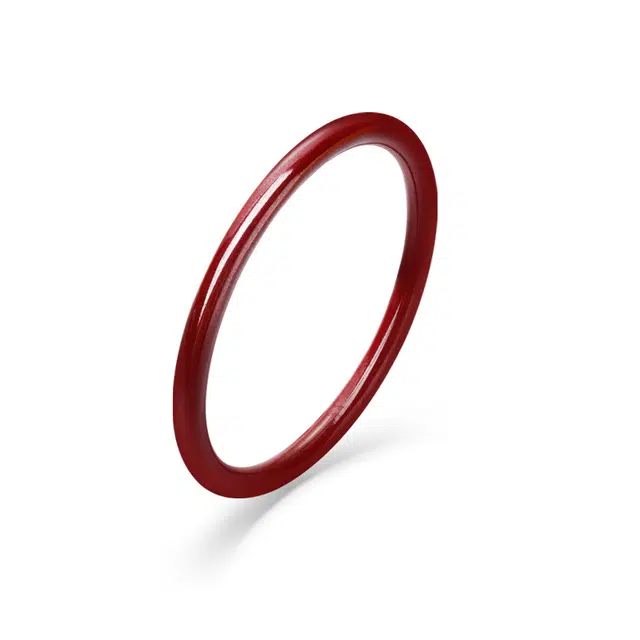 【诸事顺利】 金六福吉祥 新中式素圈镯子 复古国潮风显白日常百搭气质送礼盒转运#好运 再造辰砂朱砂 手镯 男女同款情侣款