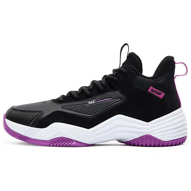 361° Basketball Shoes Black Purple