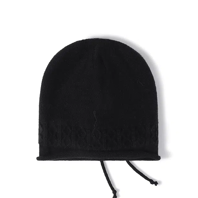 浪莎 冬季无檐加绒针织堆堆帽女生户外百搭时尚冷帽毛线帽 腈纶 绒线帽 女款