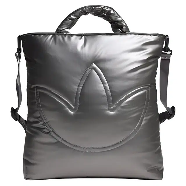 adidas Originals Glossy Shoulder Bag Silver Gray