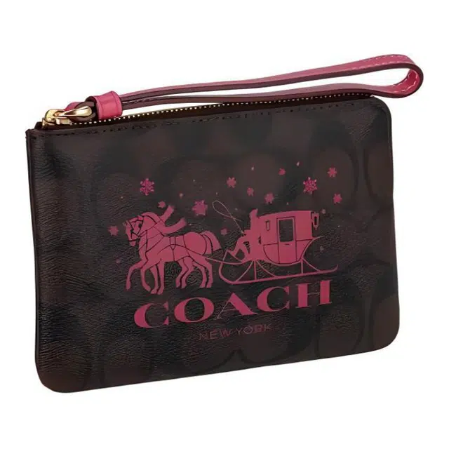 COACH Corner Zip Wristlet 16