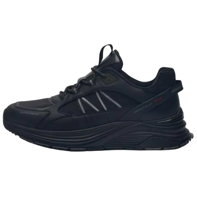 比音勒芬 合成革 圆头系带 低帮 生活休闲鞋 男款