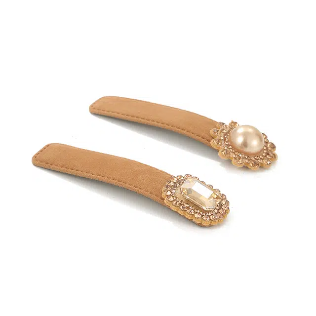 如花梦 复古小香风刘海气质侧边碎发 合金 发夹 女款